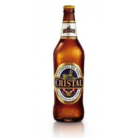 Cerveza Rubia peruana Cristal 5° 330ml - Caja de 24
