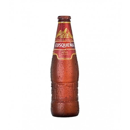 Cerveza Red Lager Cusqueña 5° 33cl - Caja de 24