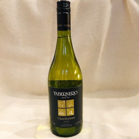 Vino blanco Chardonnay Tabernero 2018 12,5° 75cl