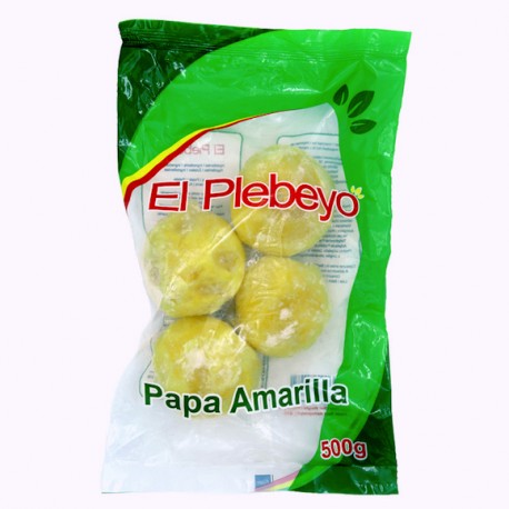 Papa Amarilla Congelada El Plebeyo 500g - 12 bolsas