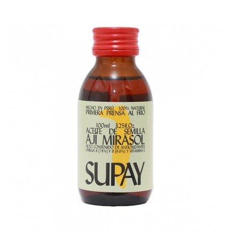 Aceite de semilla de Ají Mirasol Supay 100ml - EL INTI - Tu Tienda Peruana 
