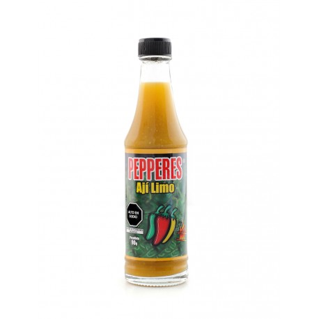 Ají Limo Verde Salsa líquida picante Pepperes 90g