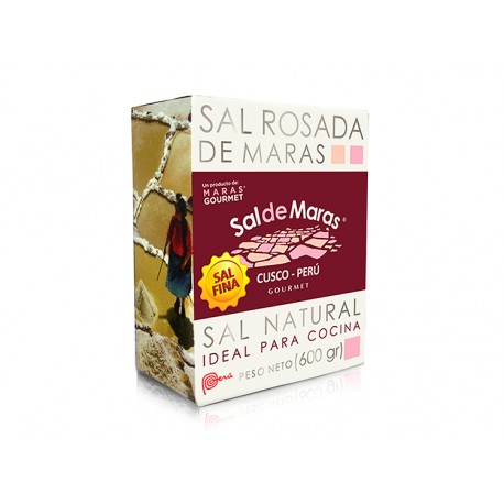 Sal Rosada Fina de Maras Maras Gourmet 600g