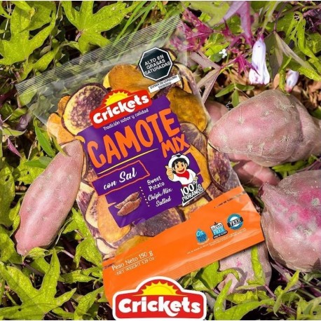 Chips de Camote Mix Cricket's 150g