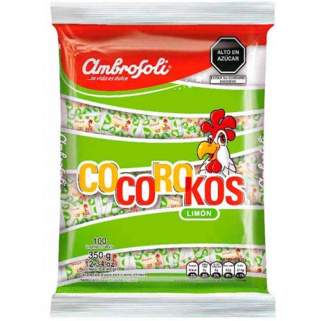 Cocorokos Caramelo Limon Ambrosoli 100x3,5g