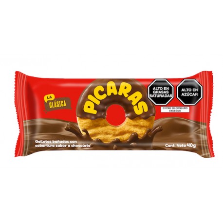 Picaras Galletas de Chocolate CNCP 40g - EL INTI - Tu Tienda Peruana