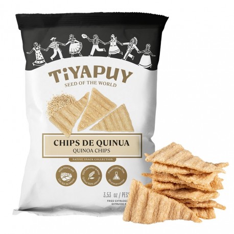 Chips de Quinua Natural Tiyapuy 100g
