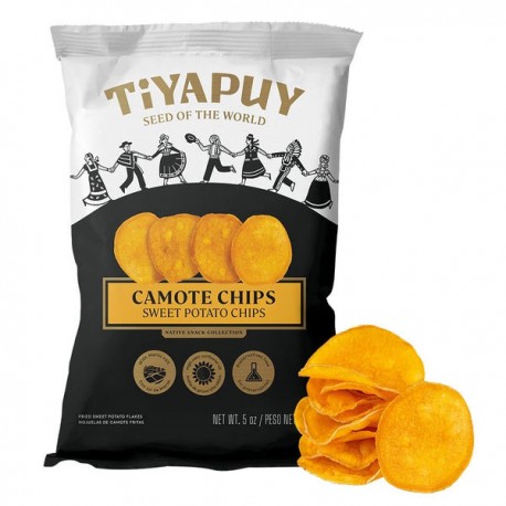 Chips de Camote con Sal de Maras Tiyapuy 40g