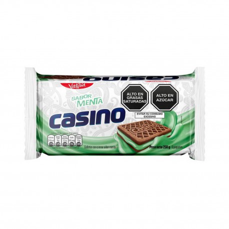 Galletas Casino sabor Menta Victoria 6x43g 258g