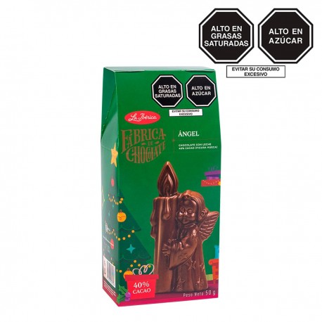 Figura de Angel de Chocolate con leche 40% La Ibérica 50g - EL INTI - Tu Tienda Peruana
