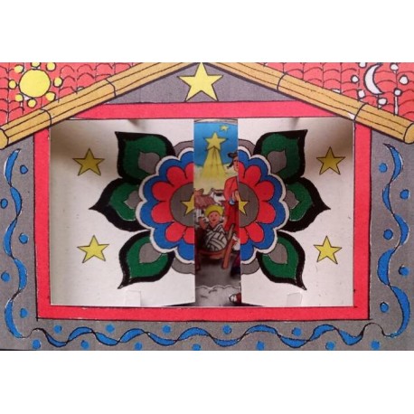 Diorama Desplegable Nacimiento Peruano 9,5 x 13,5 cm - EL INTI - Tu Tienda Peruana