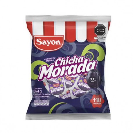 Caramelos Chicha Morada Sayon 110x3,4g