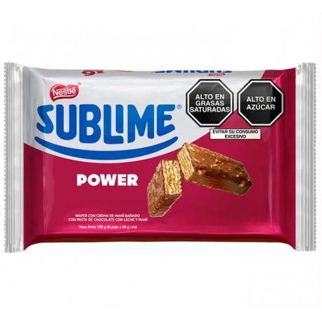 Sublime Power Nestlé Pack 6x25g - EL INTI - Tu Tienda Peruana